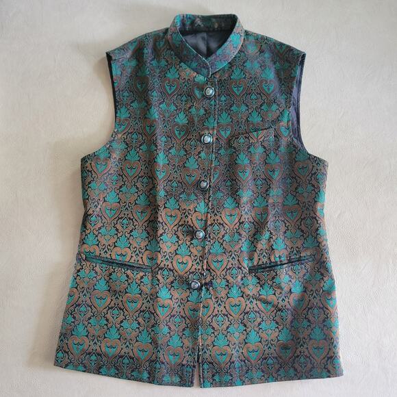 Mens Hike Wedding Waistcoat Nehru Jacket Asian Indian Pakistani Size 42 - Picture 2 of 13